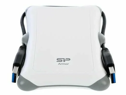 Внешний HDD 2.5" Silicon Power Armor A30, 1TB, USB 3.2 Gen 1 Type-A, 5400 rpm, белый