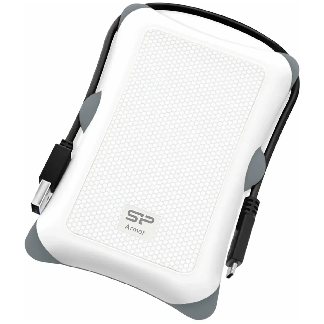 Внешний HDD 2.5" Silicon Power Armor A30, 1TB, USB 3.2 Gen 1 Type-A, 5400 rpm, белый