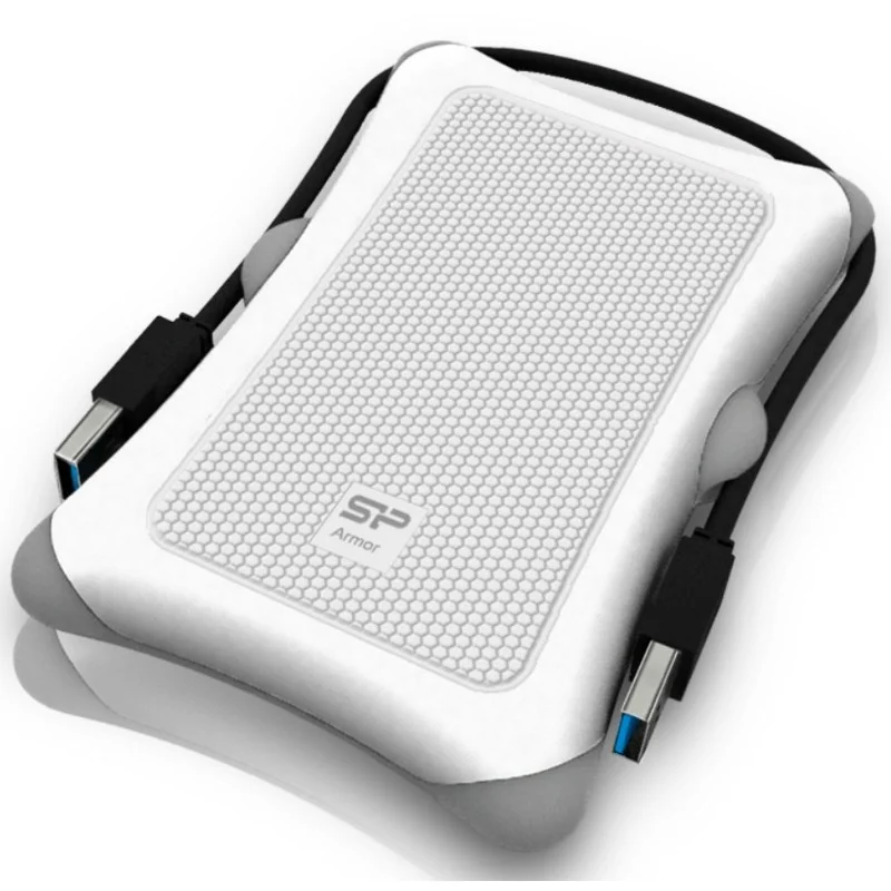 Внешний HDD 2.5" Silicon Power Armor A30, 1TB, USB 3.2 Gen 1 Type-A, 5400 rpm, белый