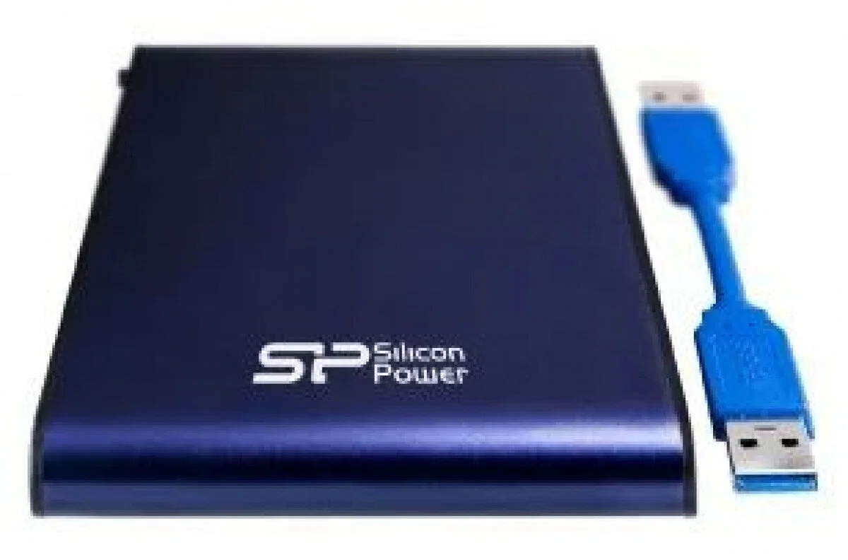 Внешний HDD 2.5" Silicon Power Armor A80, 2TB, USB 3.2 Gen 1 Type-A, 5400 rpm, синий