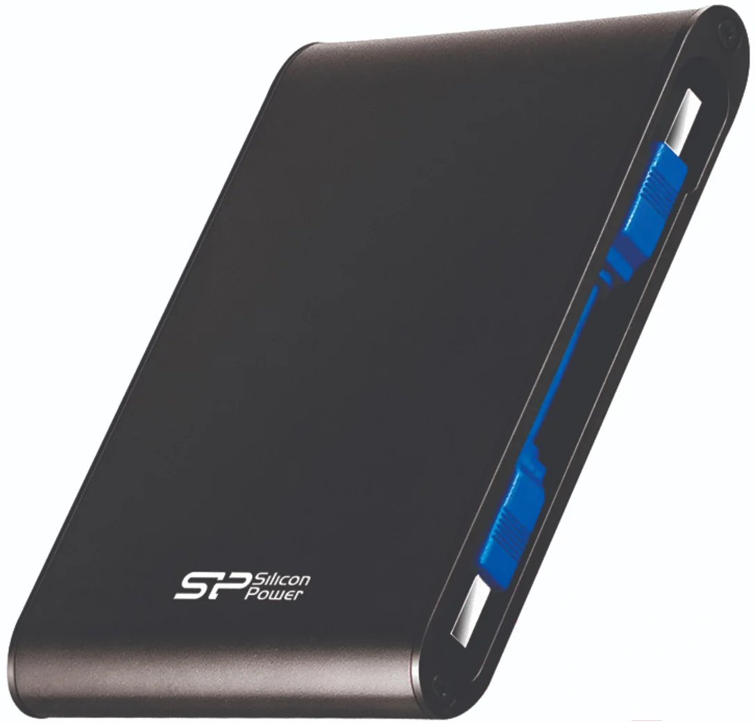 Внешний HDD 2.5" Silicon Power Armor A80, 2TB, USB 3.2 Gen 1 Type-A, 5400 rpm, черный