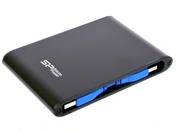 Внешний HDD 2.5" Silicon Power Armor A80, 2TB, USB 3.2 Gen 1 Type-A, 5400 rpm, черный