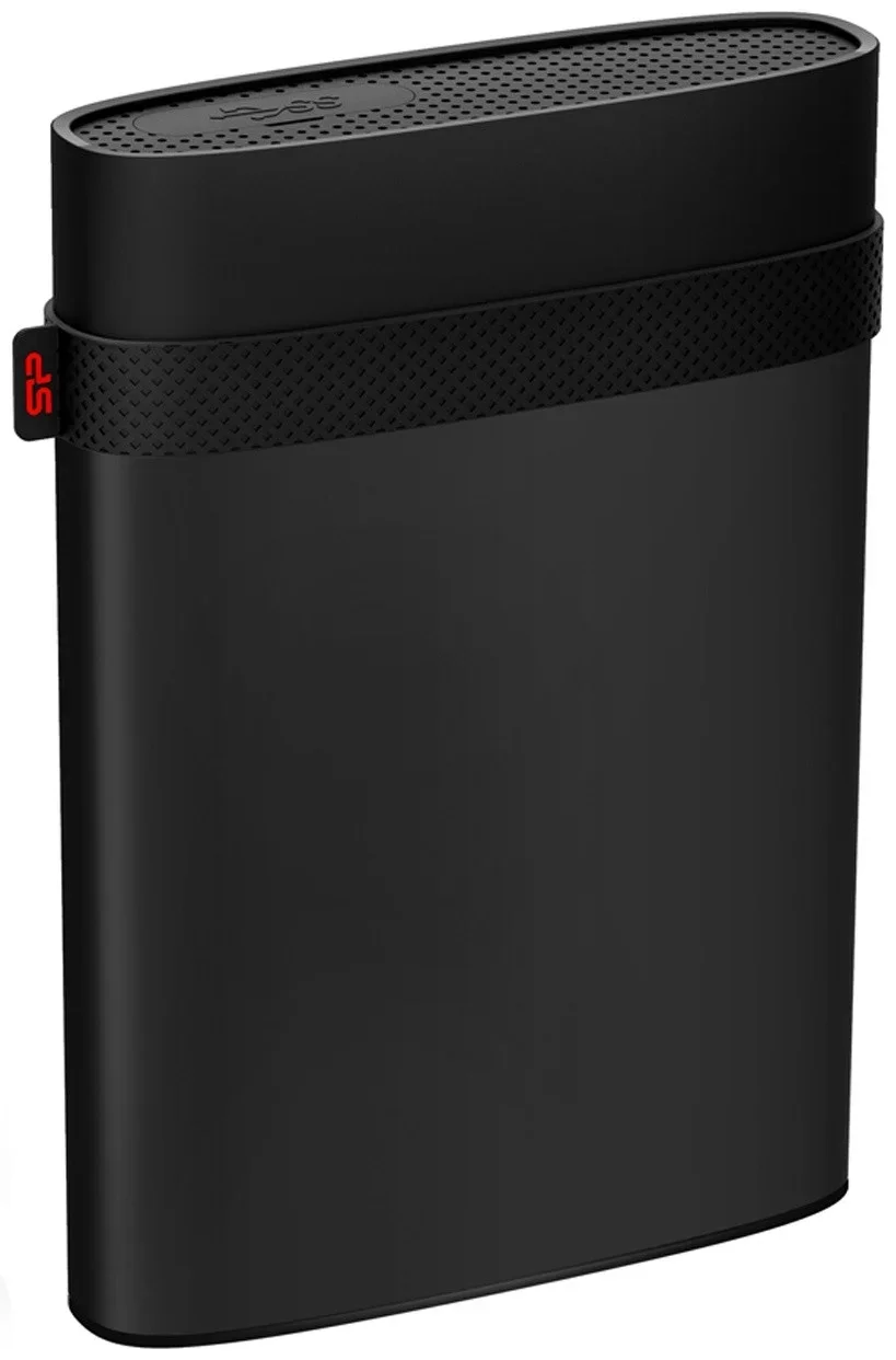 Внешний HDD 2.5" Silicon Power Armor A85B, 2TB, USB 3.2 Gen 1 Type-A, 5400 rpm, черный