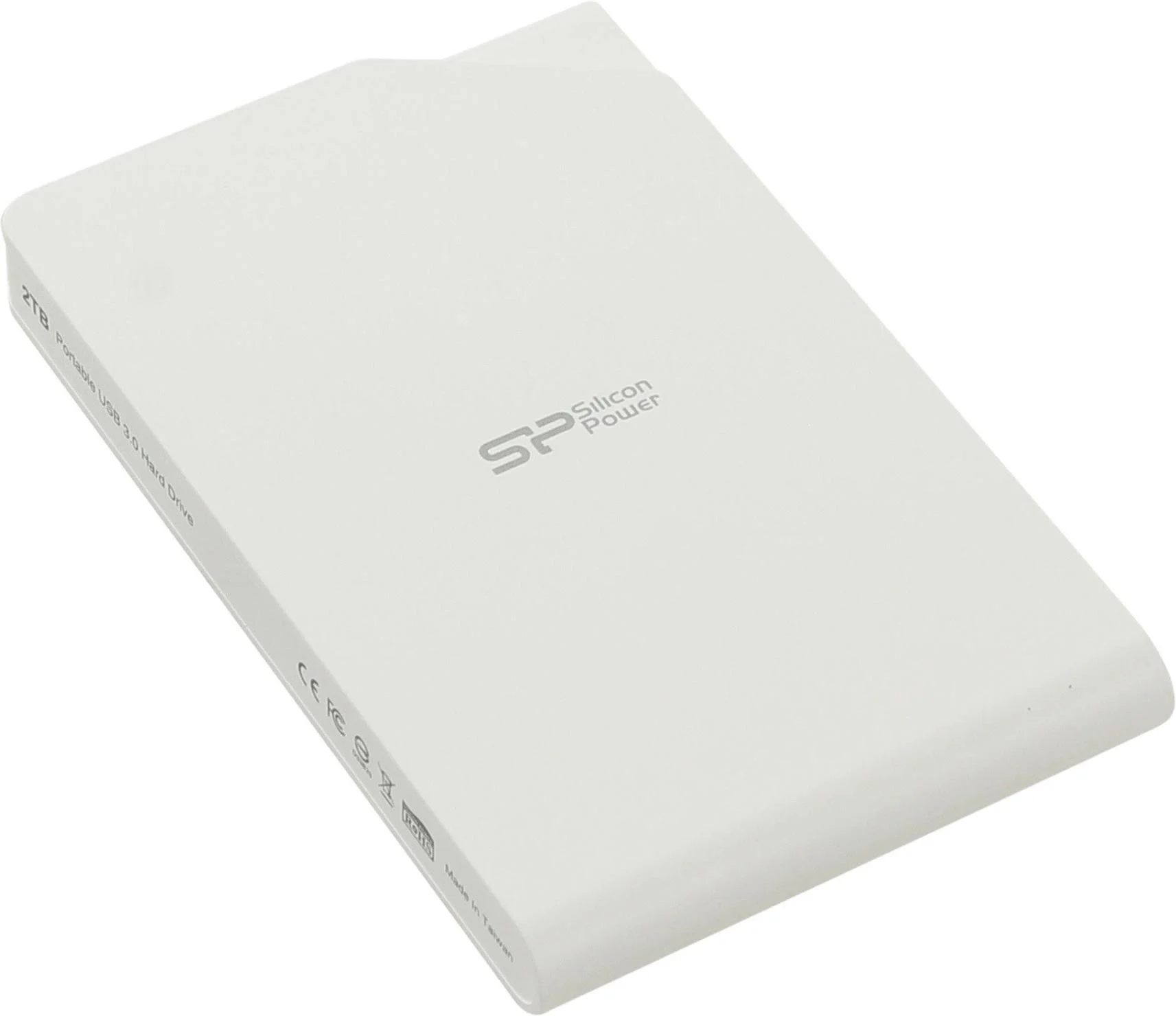Внешний HDD 2.5" Silicon Power Stream S03, 2TB, USB 3.2 Gen 1 Type-A, 5400 rpm, белый