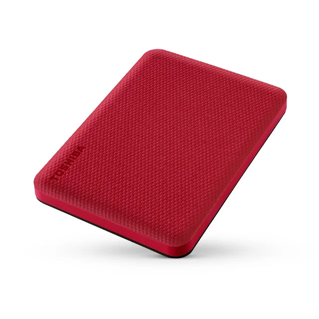 Внешний HDD 2.5" Toshiba Canvio Advance, 1TB, USB 3.2 Gen 1 Type-A, 5400 rpm, красный