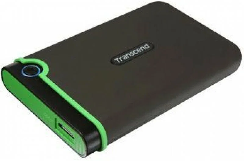 Внешний HDD 2.5" Transcend StoreJet 25M3, 2TB, USB 3.2 Gen 1 Type-A, 5400 rpm, серый