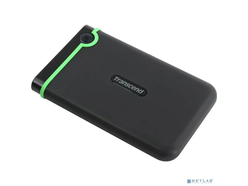 Внешний HDD 2.5" Transcend StoreJet 25M3, 2TB, USB 3.2 Gen 1 Type-A, 5400 rpm, серый