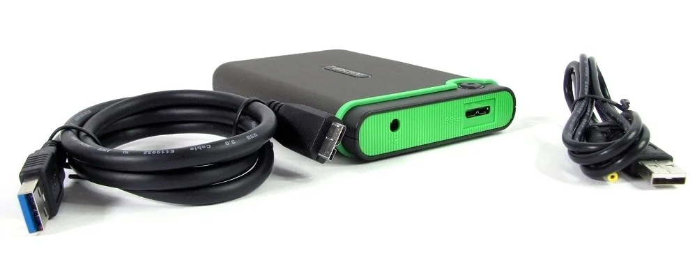 Внешний HDD 2.5" Transcend StoreJet 25M3, 4TB, USB 3.2 Gen 1 Type-A, 5400 rpm, серый