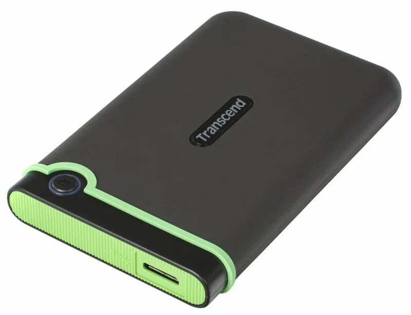 Внешний HDD 2.5" Transcend StoreJet 25M3, 4TB, USB 3.2 Gen 1 Type-A, 5400 rpm, серый