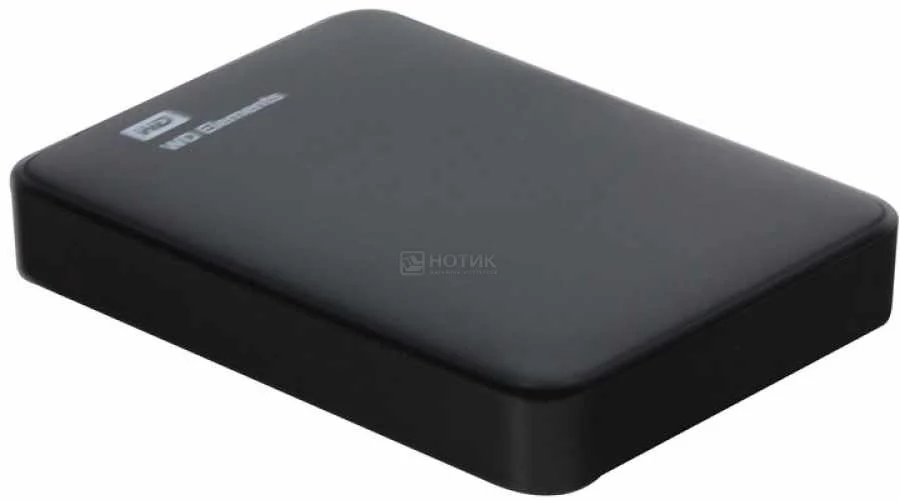 Внешний HDD 2.5" Western Digital Elements Portable, 2TB, USB 3.2 Gen 1 Type-A, 5400 rpm, черный