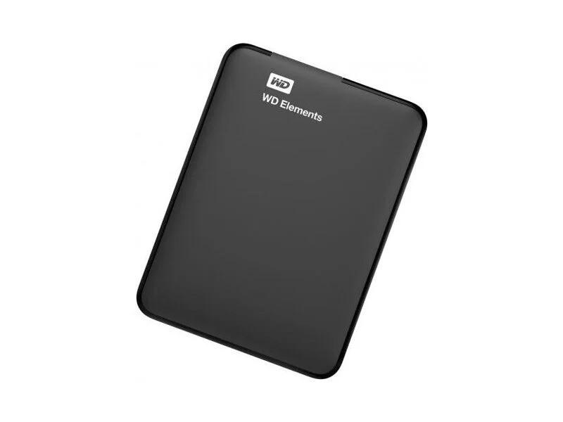 Внешний HDD 2.5" Western Digital Elements Portable, 2TB, USB 3.2 Gen 1 Type-A, 5400 rpm, черный