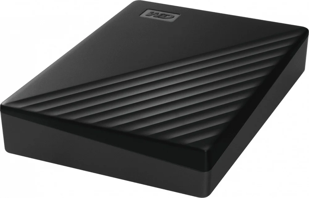 Внешний HDD 2.5" Western Digital My Passport, 4TB, USB 3.2 Gen 1 Type-A, 5400 rpm, черный