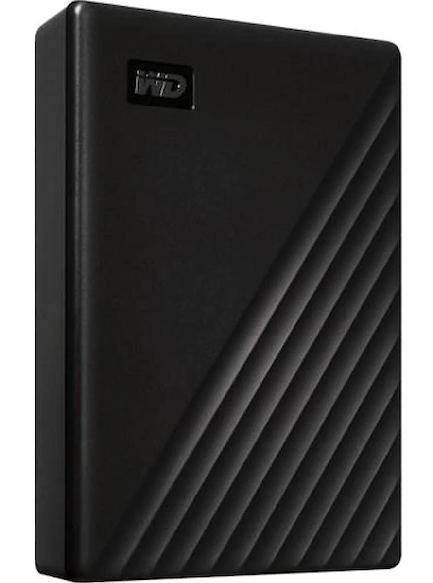 Внешний HDD 2.5" Western Digital My Passport, 5TB, USB 3.2 Gen 1 Type-A, 5400 rpm, черный