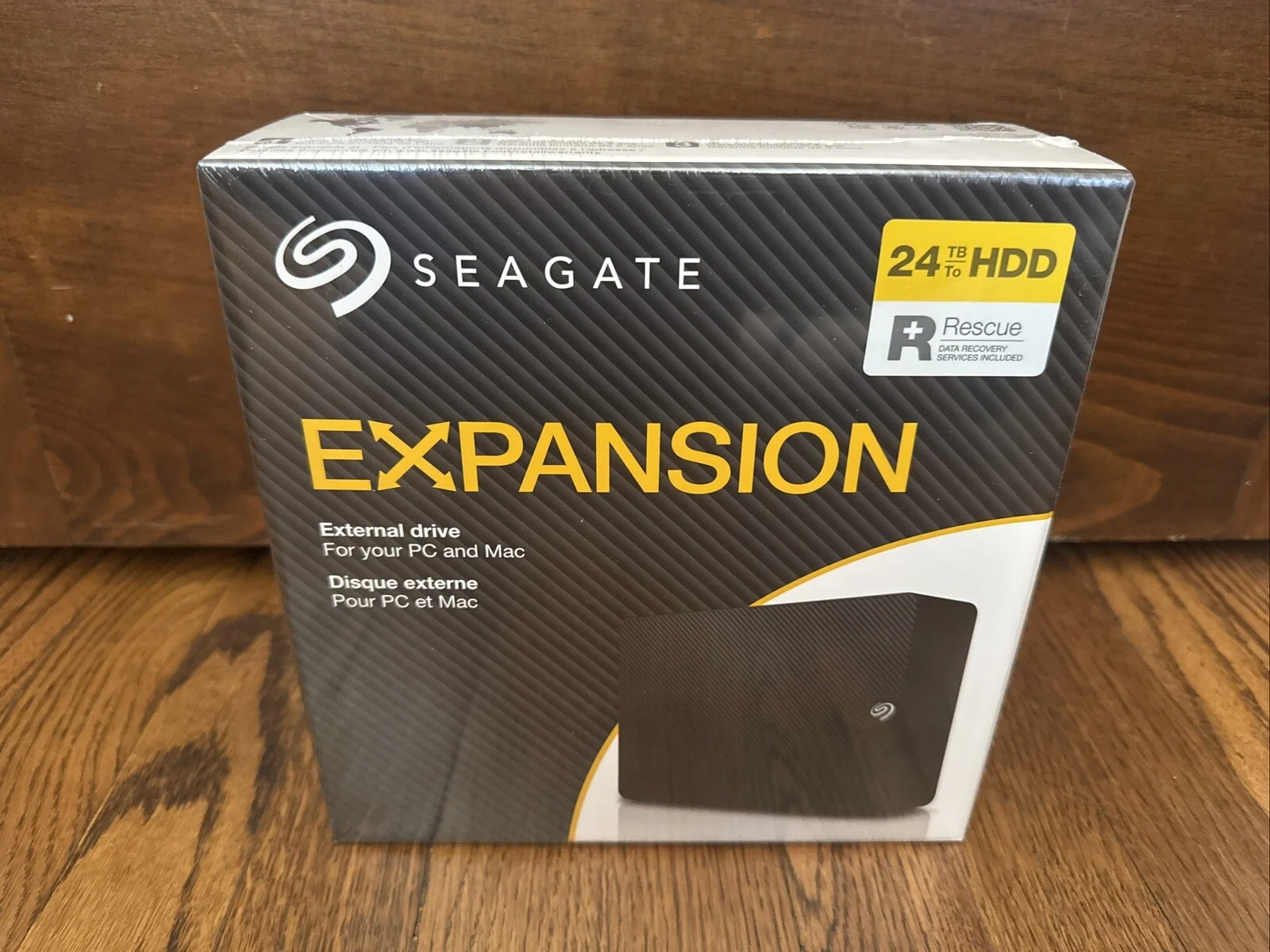Внешний HDD 3.5" Seagate Expansion, 24TB, USB 3.2 Gen 1 Type-A, 5400 rpm, черный