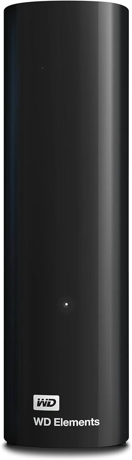 Внешний HDD 3.5" Western Digital Elements Desktop, 12TB, USB 3.2 Gen 1 Type-A, 5400 rpm, черный