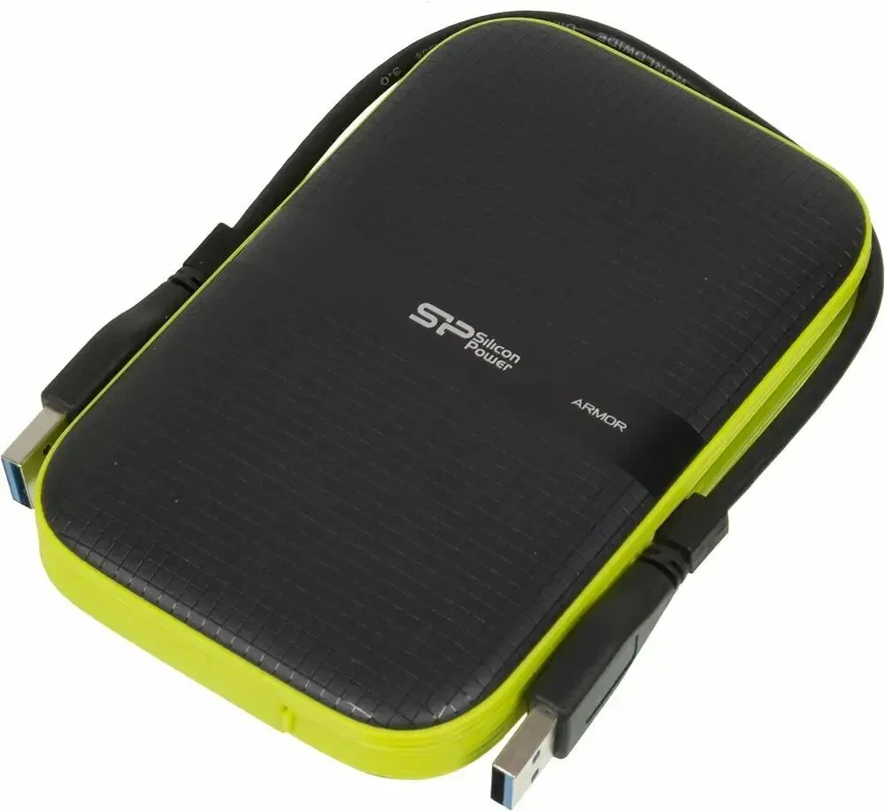 Внешний HDD Silicon Power USB 3.0 2Tb A60 SP020TbPHDA60S3K Armor 2.5" черный