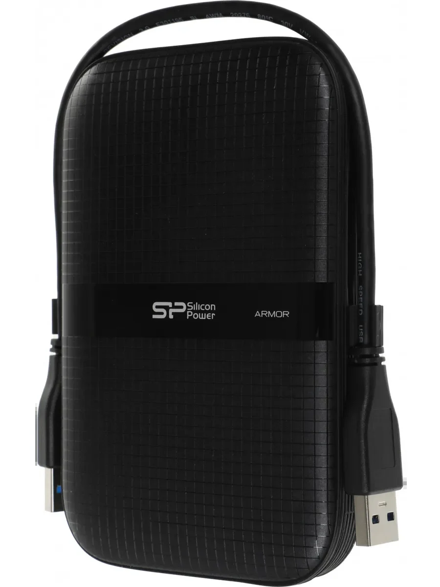 Внешний HDD Silicon Power USB 3.0 2Tb A60 SP020TbPHDA60S3K Armor 2.5" черный