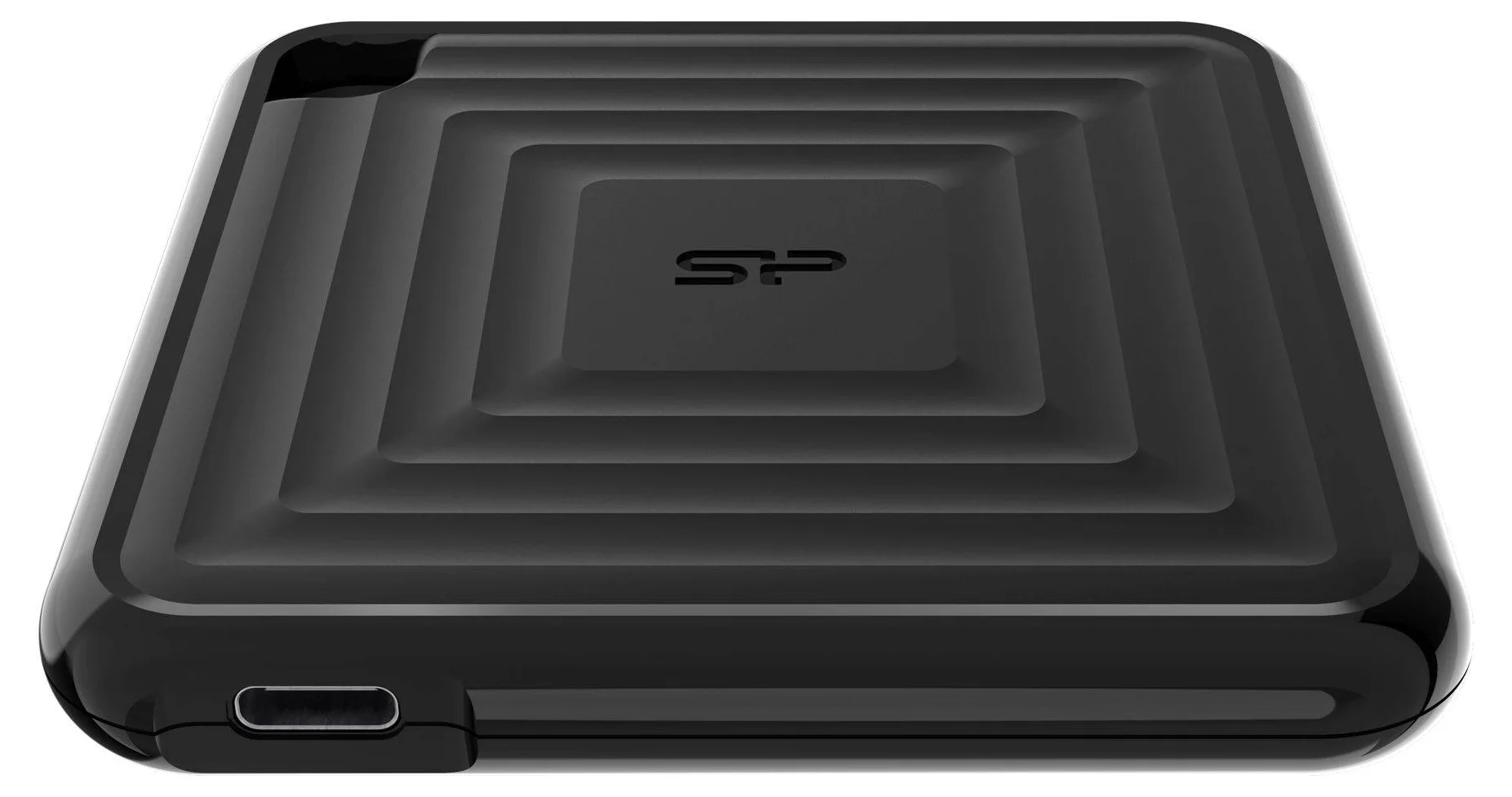Внешний SSD 2TB Silicon Power PC60, External, USB 3.2 Type-C R/W - 540/500 MB/s черный