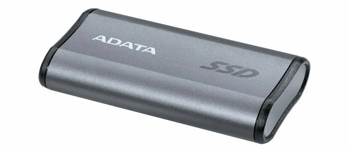 Внешний SSD ADATA Elite SE880, 1TB, USB 3.2 Gen 2x2 Type-C, R/W 2000/2000, серый