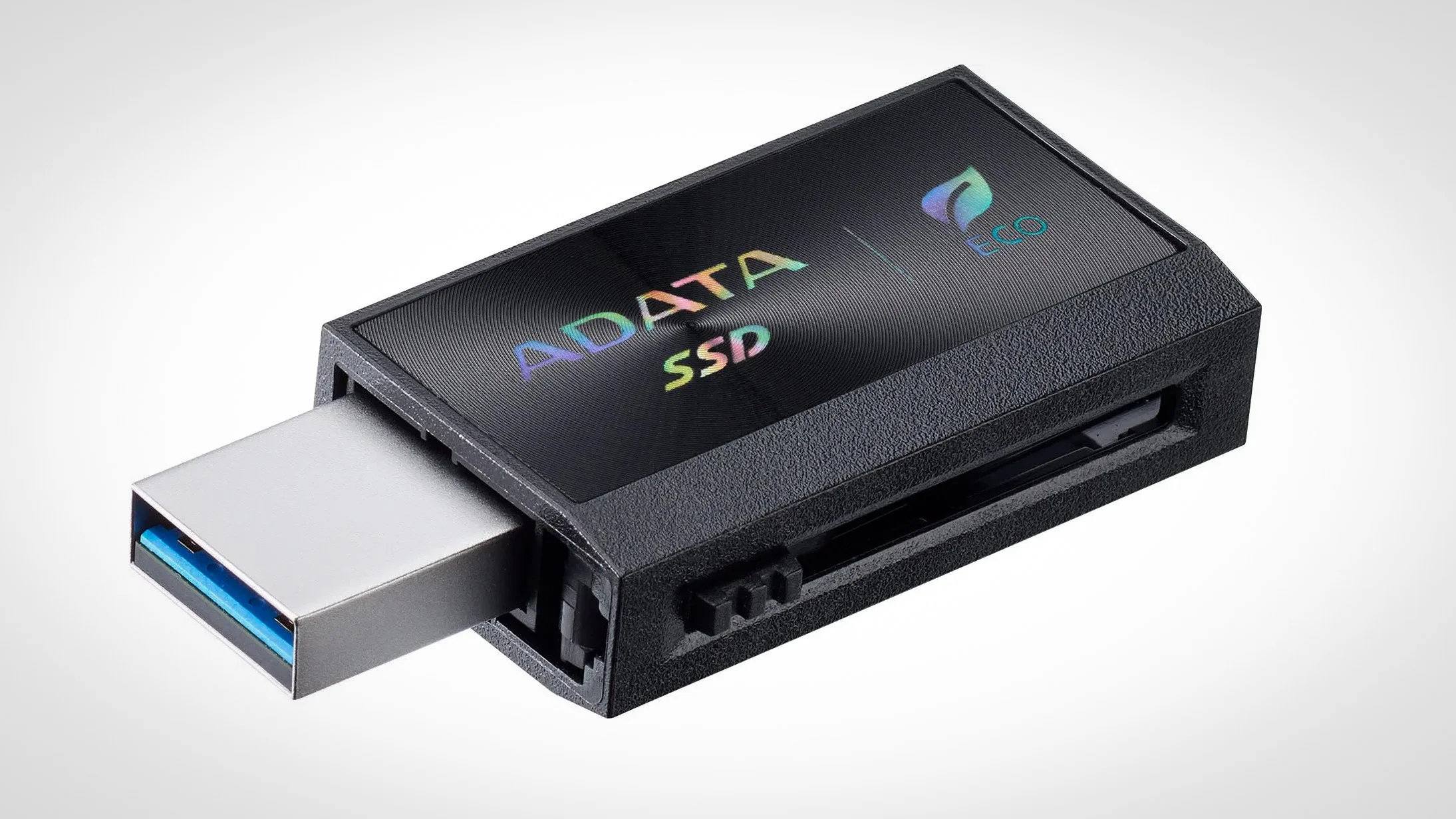 Внешний SSD ADATA SC730, 512 Gb, USB 3.2 Gen 2 Type-A/Type-C, R/W 600/600, черный