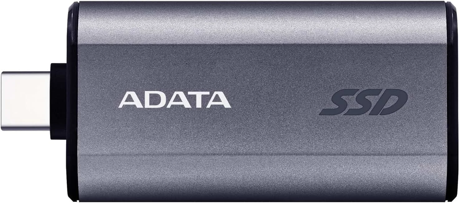 Внешний SSD ADATA SC750, 500Gb, USB 3.2 Gen 2 Type-C, R/W 1050/1000, черный