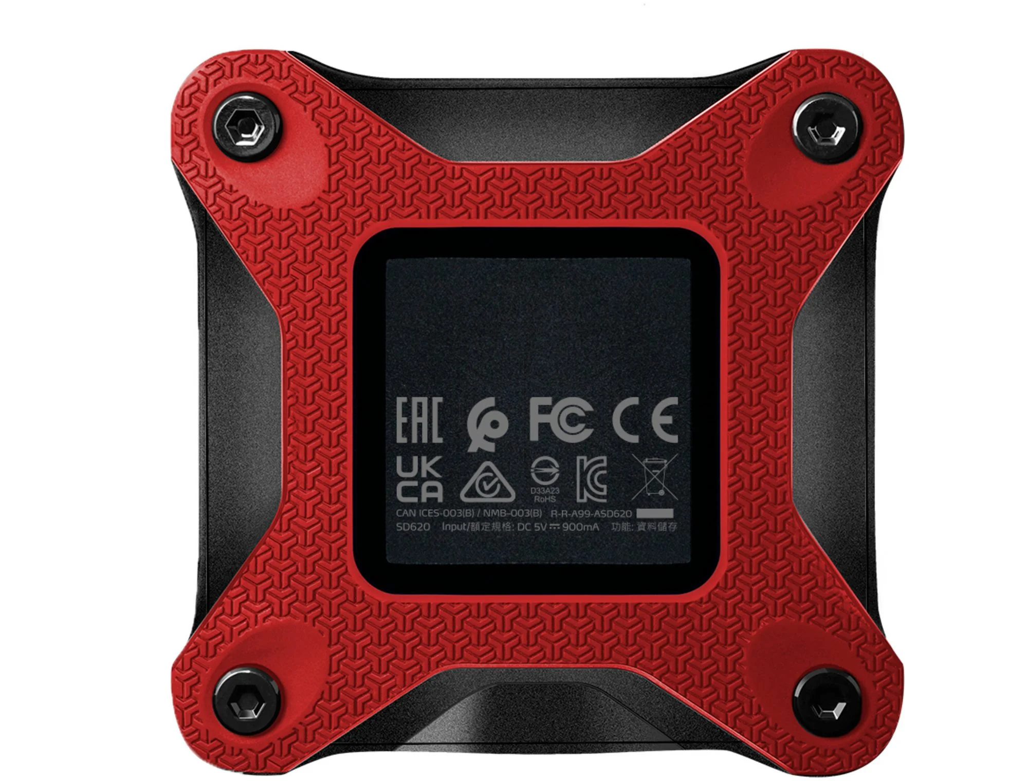 Внешний SSD ADATA SD620, 2TB, USB 3.2 Gen 2 Type-A, R/W 550/480, красный