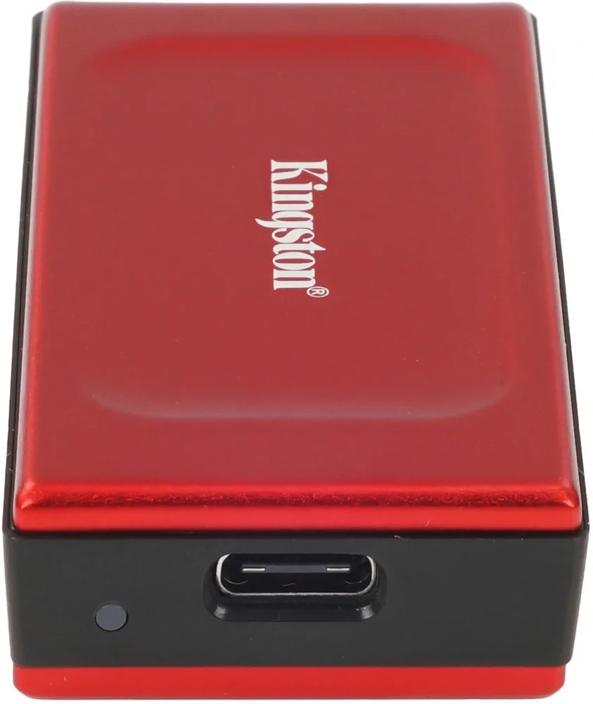 Внешний SSD Kingston XS1000, 1TB, USB 3.2 Gen 2 Type-C, R/W 1050/1000, красный