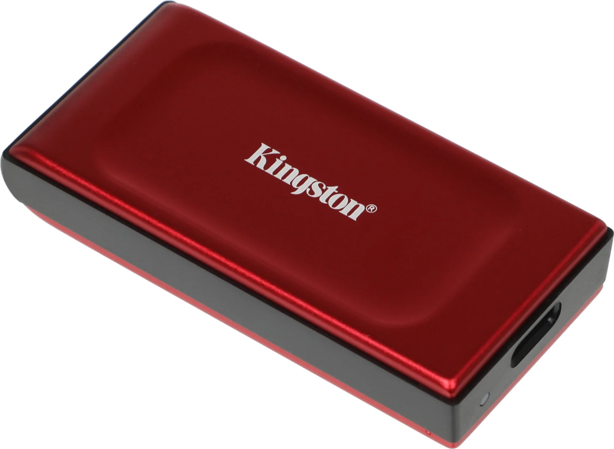 Внешний SSD Kingston XS1000, 1TB, USB 3.2 Gen 2 Type-C, R/W 1050/1000, красный