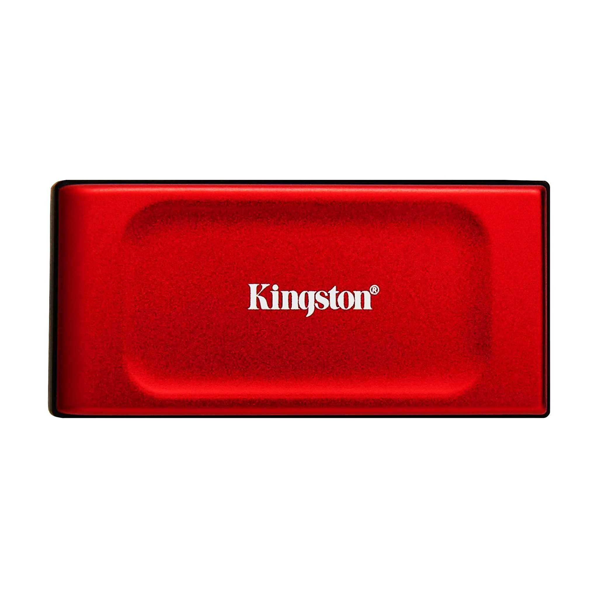 Внешний SSD Kingston XS1000, 1TB, USB 3.2 Gen 2 Type-C, R/W 1050/1000, красный