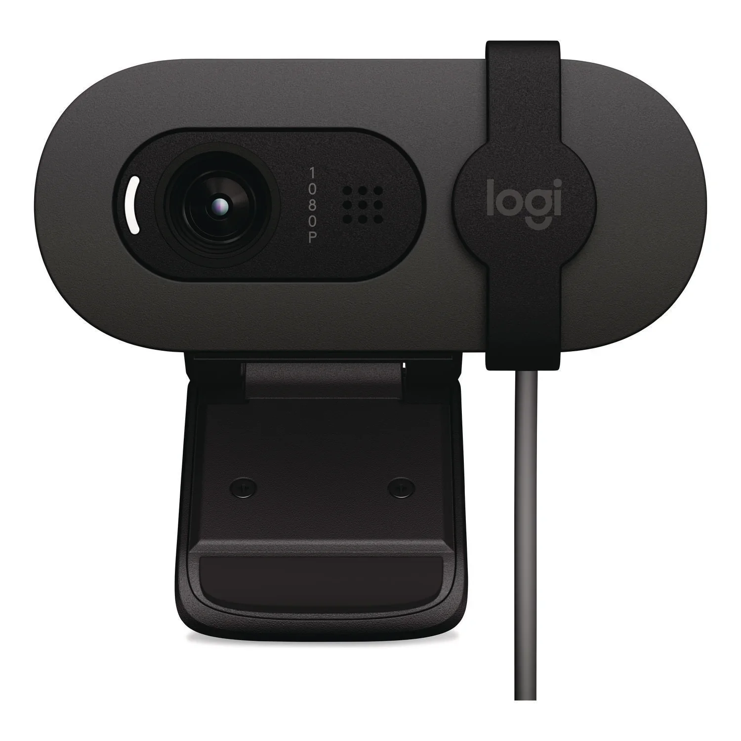 Веб-камера Logitech Brio 105 графитовый 2Mpix (1920x1080) USB2.0 с микрофоном для ноутбука (960-001590)