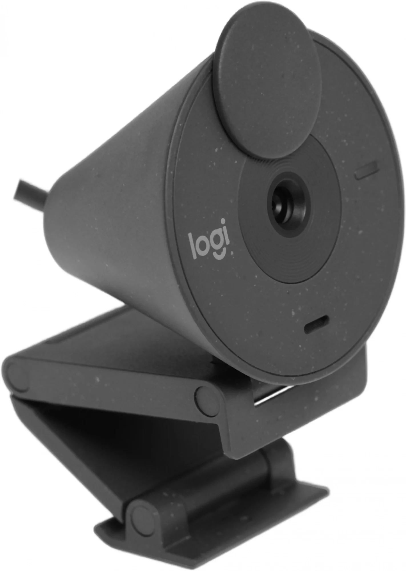 Веб-камера Logitech HD Webcam Brio 300 черный 2Mpix (1920x1080) USB Type-C с микрофоном (960-001438)