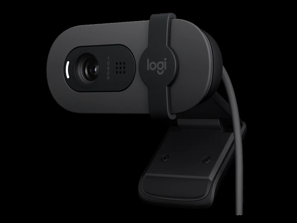 Веб-камера Logitech Webcam Brio 100, 1920x1080, GRAPHITE, защитная шторка