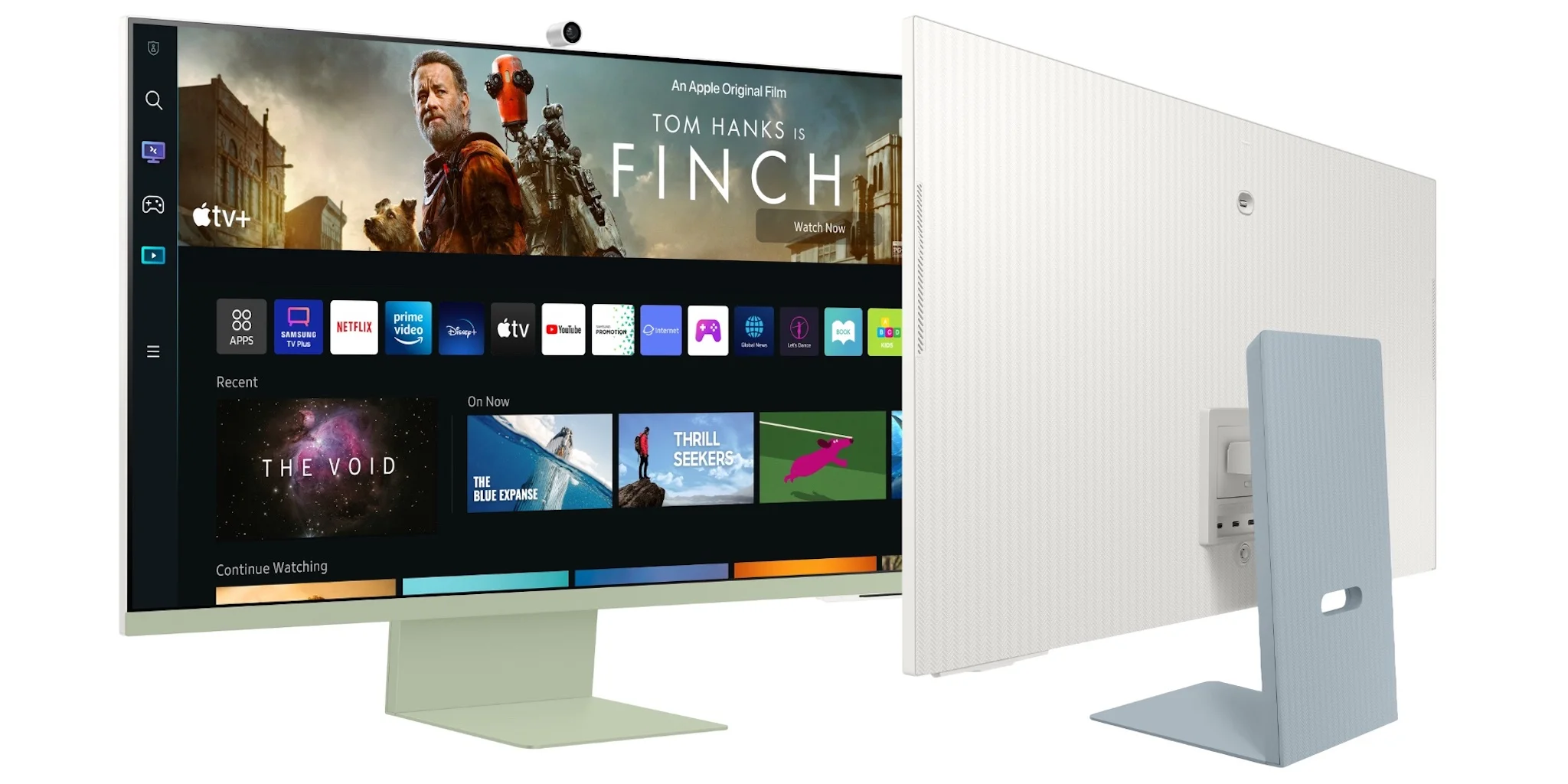 Монитор 31.5" Samsung Smart M8 M80F VA 3840x2160, 60 Гц, 4 мс, 16:9, 400 кд/м², HDMI 2.0, USB-C, USB Hub (2x USB), HDR10+, динамики (2x5 Вт), веб-каме