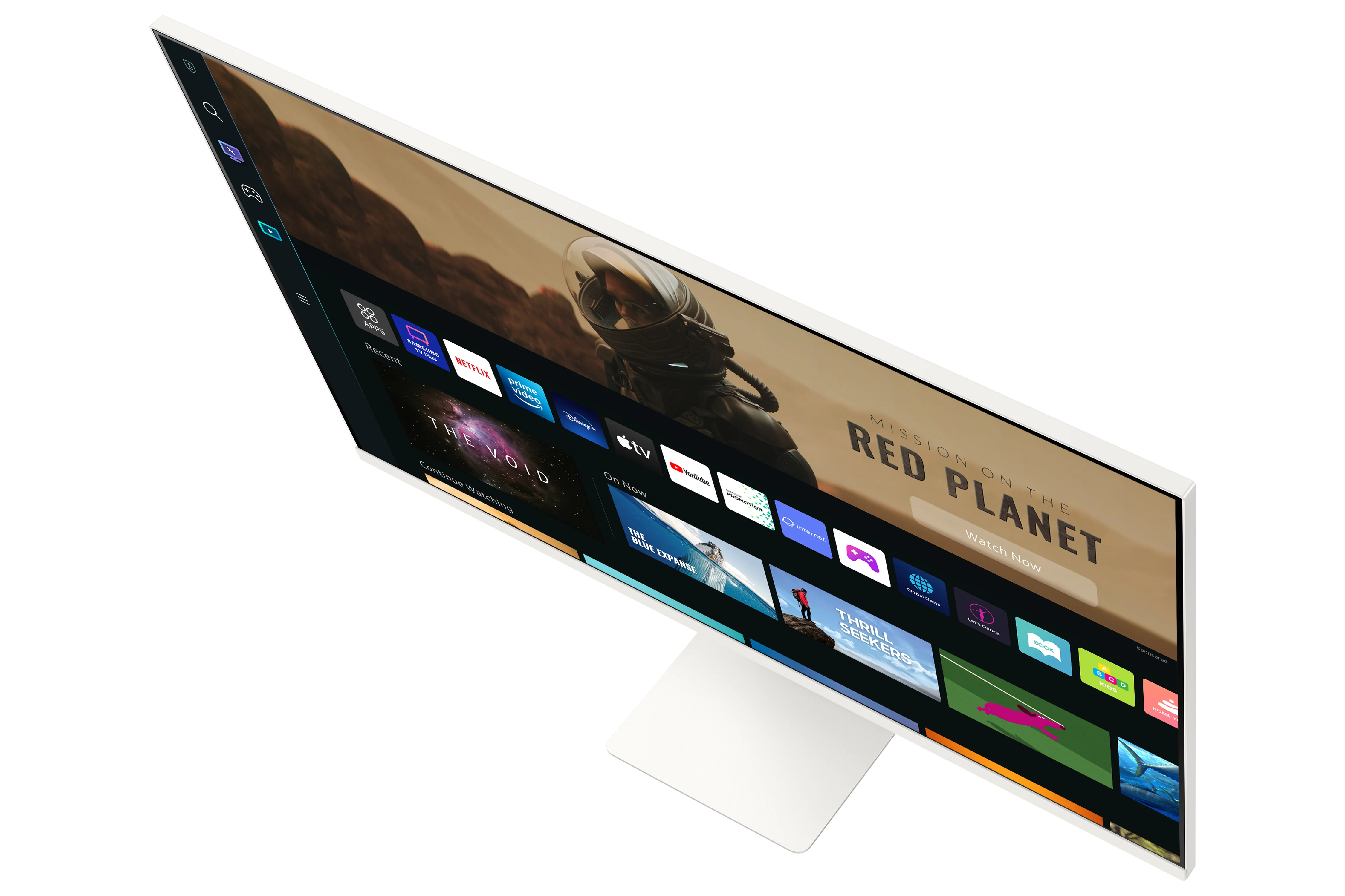 Монитор 32" Samsung M8 S32DM801UIXCI VA 3840x2160, 60 Гц, 4 мс, 16:9, 400 кд/м², 1xHDMI, 2xUSB-A, 1xUSB-C, белый