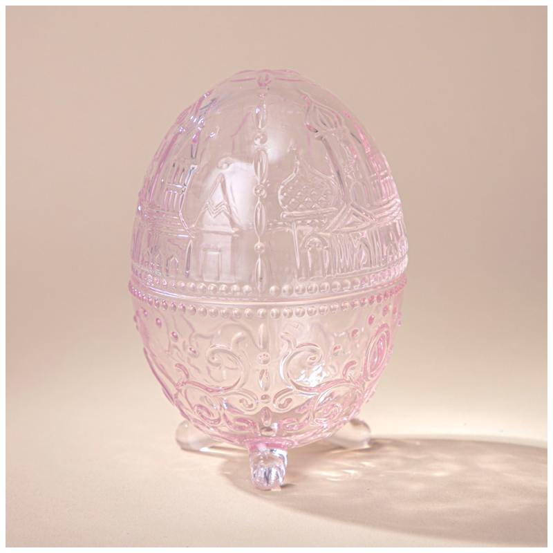 ARTI-M ЕМКОСТЬ ДЛЯ ХРАНЕНИЯ С КРЫШКОЙ "EASTER" PURPLE 9Х9Х13 СМ