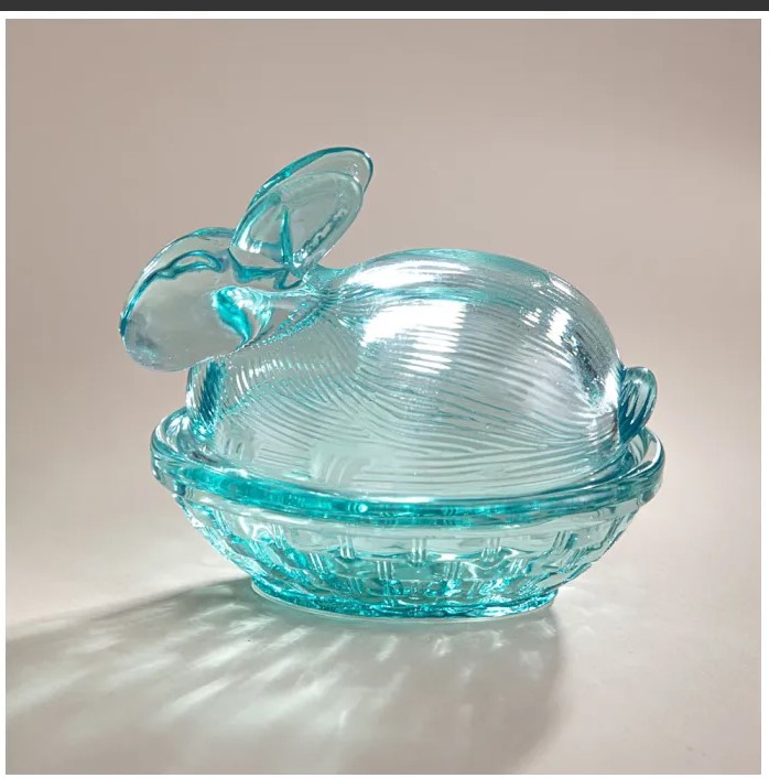 ARTI-M ЕМКОСТЬ ДЛЯ ХРАНЕНИЯ С КРЫШКОЙ "RABBIT" EMERALD 11,6Х8,6Х9,7 СМ