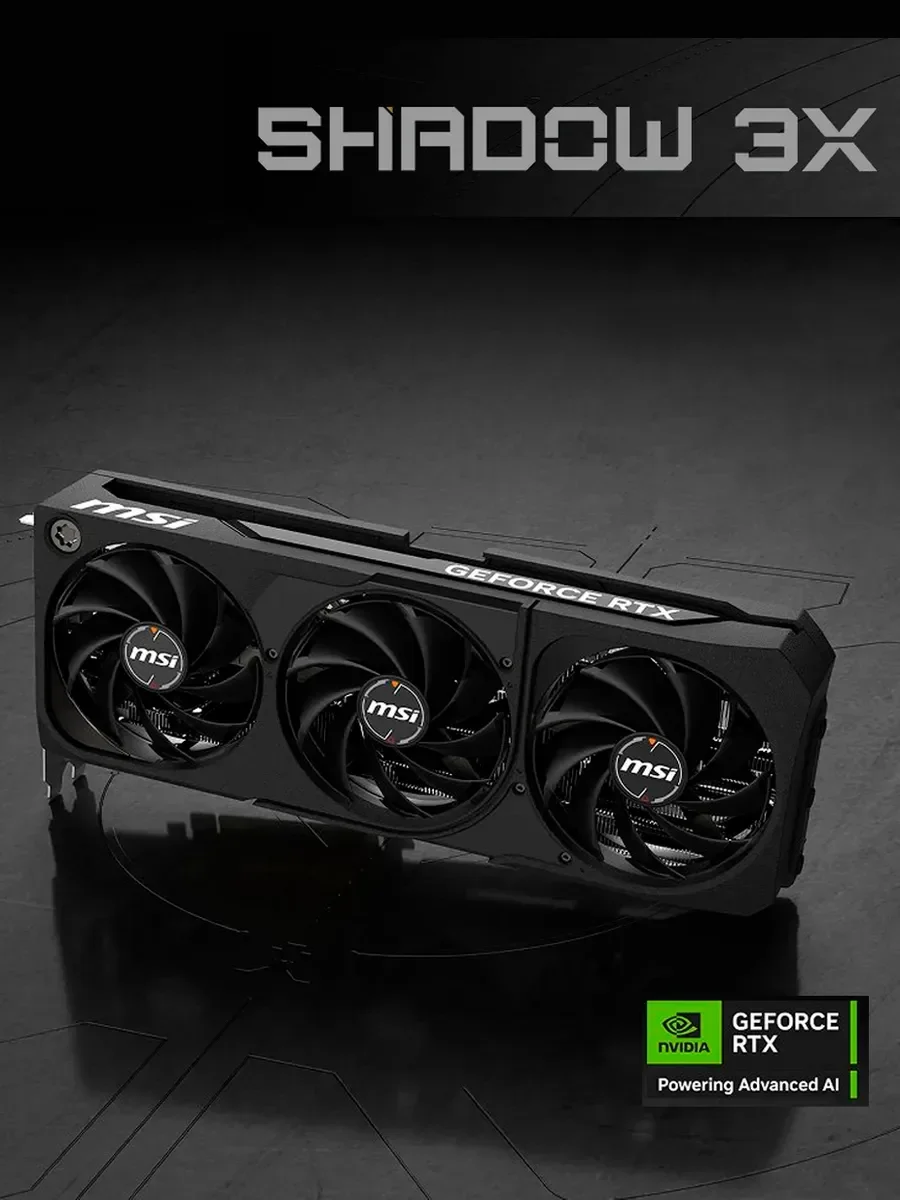 Видеокарта MSI GeForce RTX 5080 16G SHADOW 3X