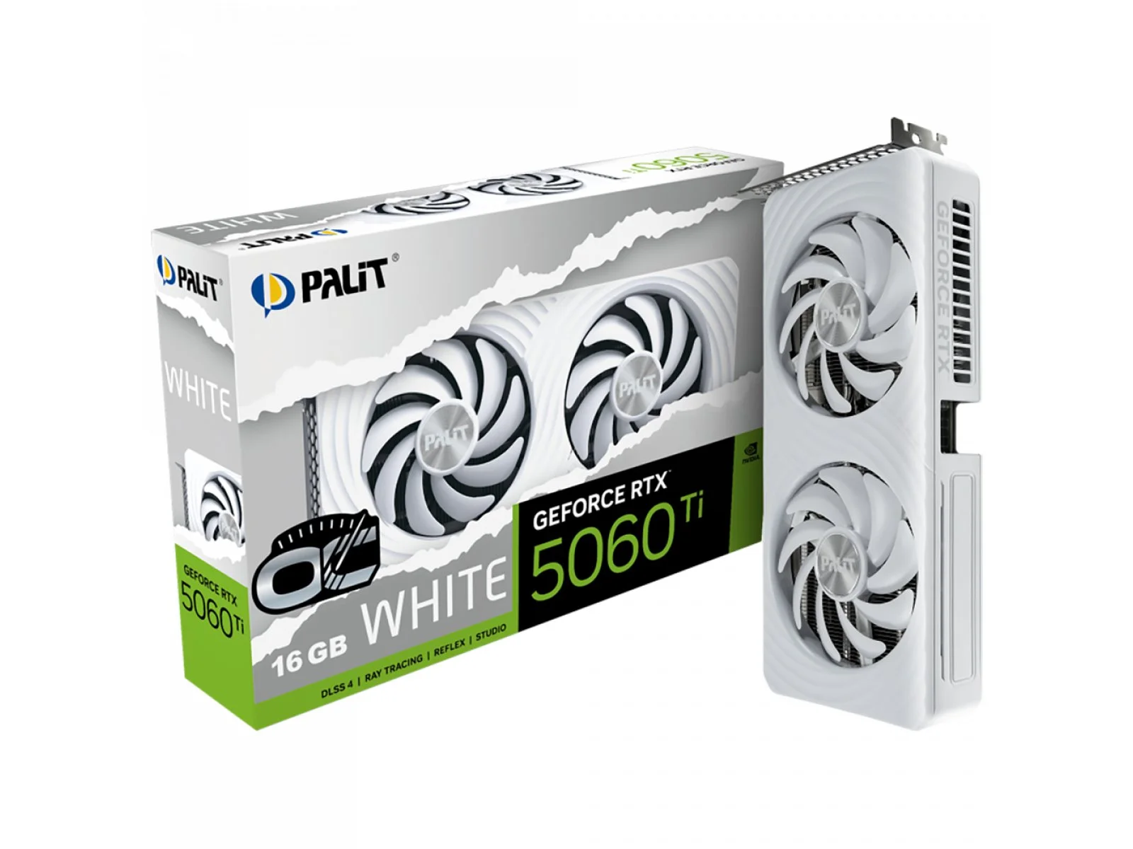Видеокарта Palit GeForce RTX 5060 Ti WHITE OC 8GB (NE7506TU19P1-GB2062M)