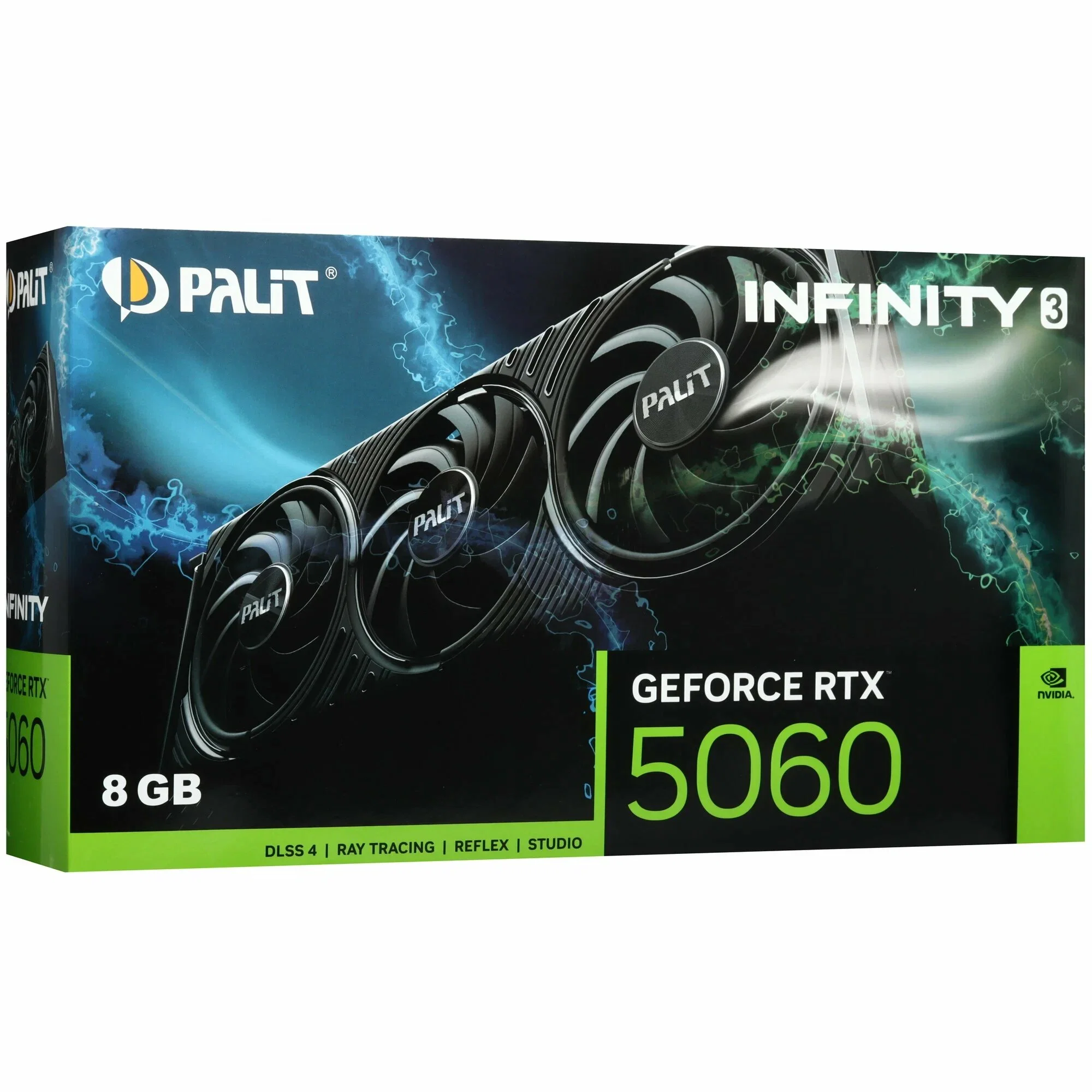Видеокарта Palit GeForce RTX 5070 INFINITY 3 OC 12GB (NE75070S19K9-GB2050S)