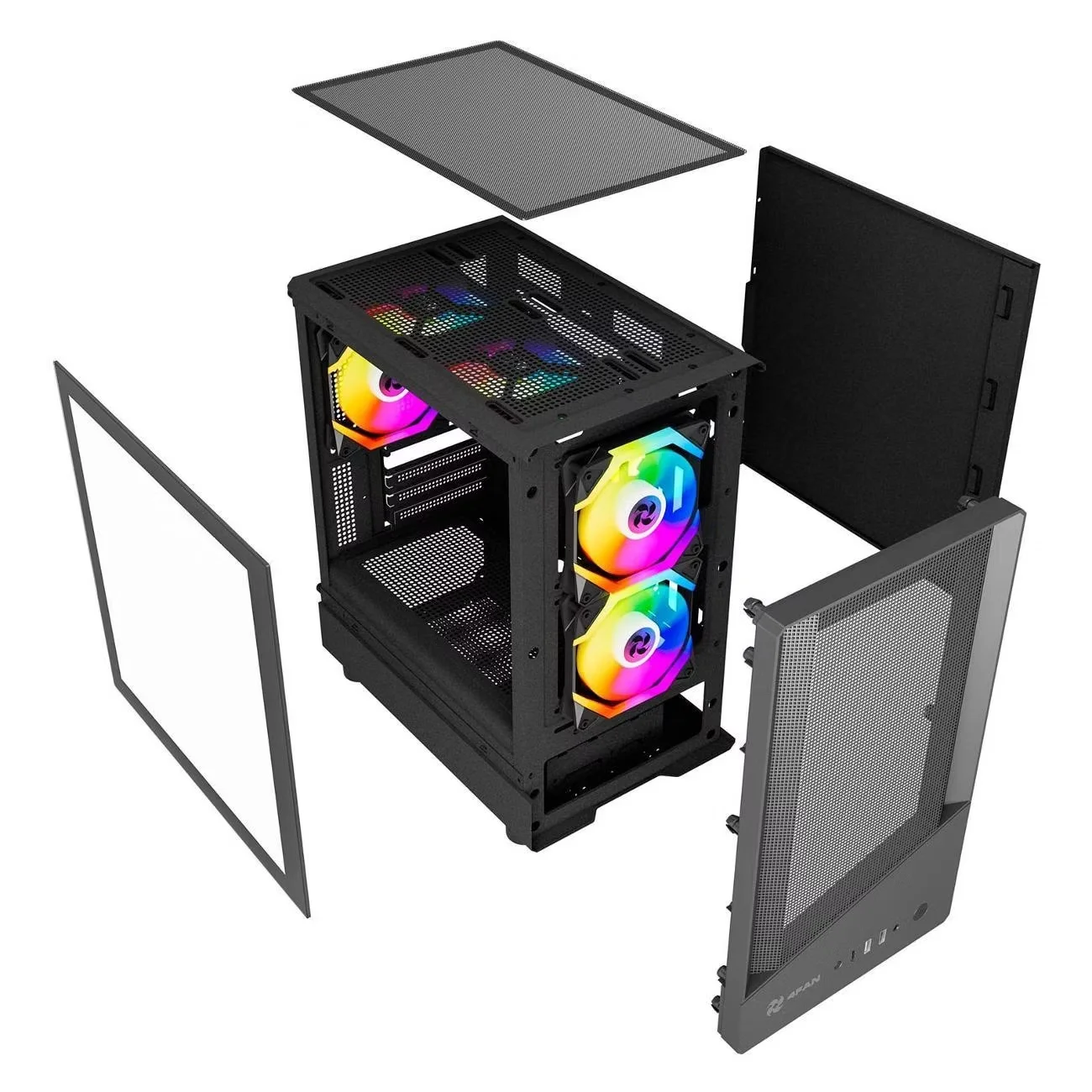 Компьютерный корпус 4FAN Indigon Black
