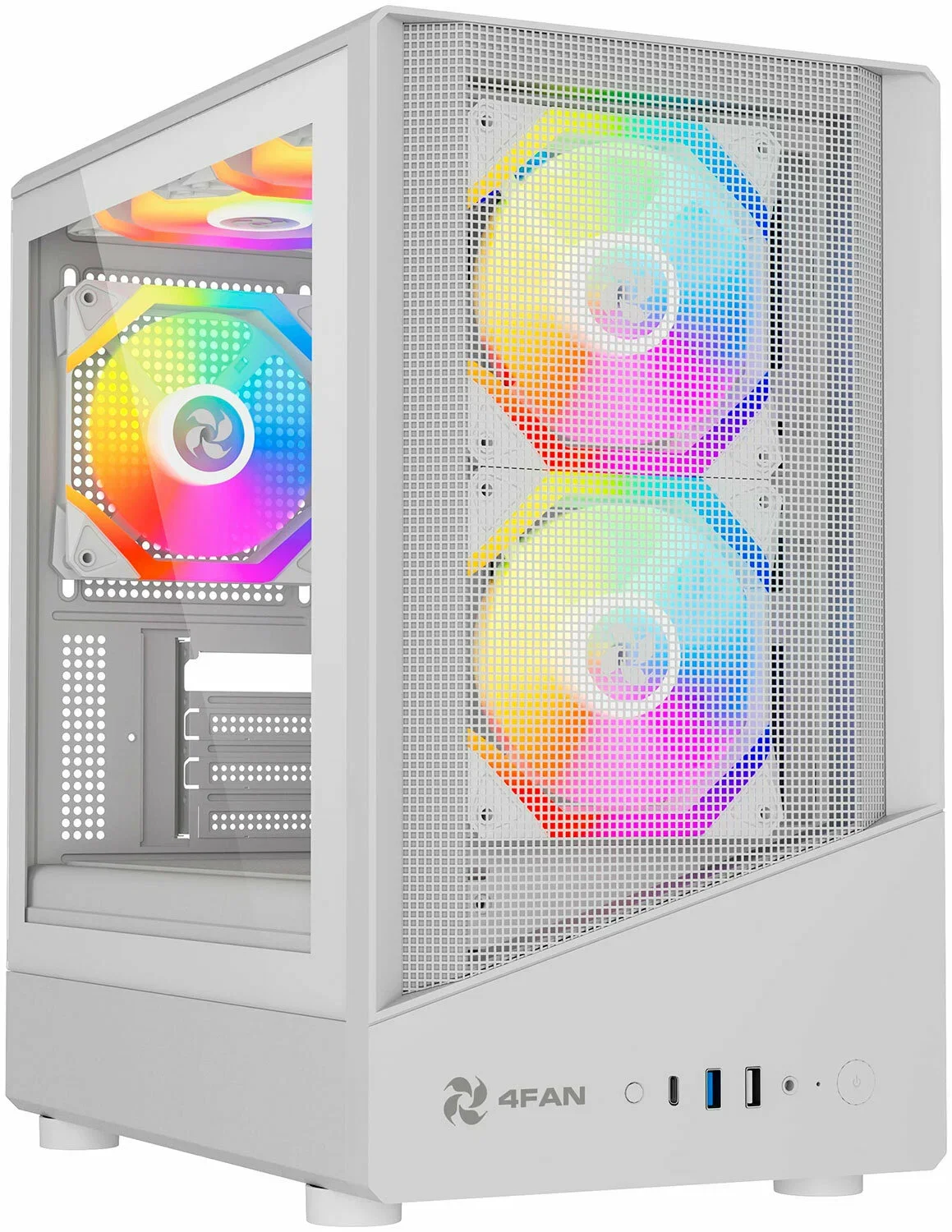 Компьютерный корпус 4FAN Indigon White