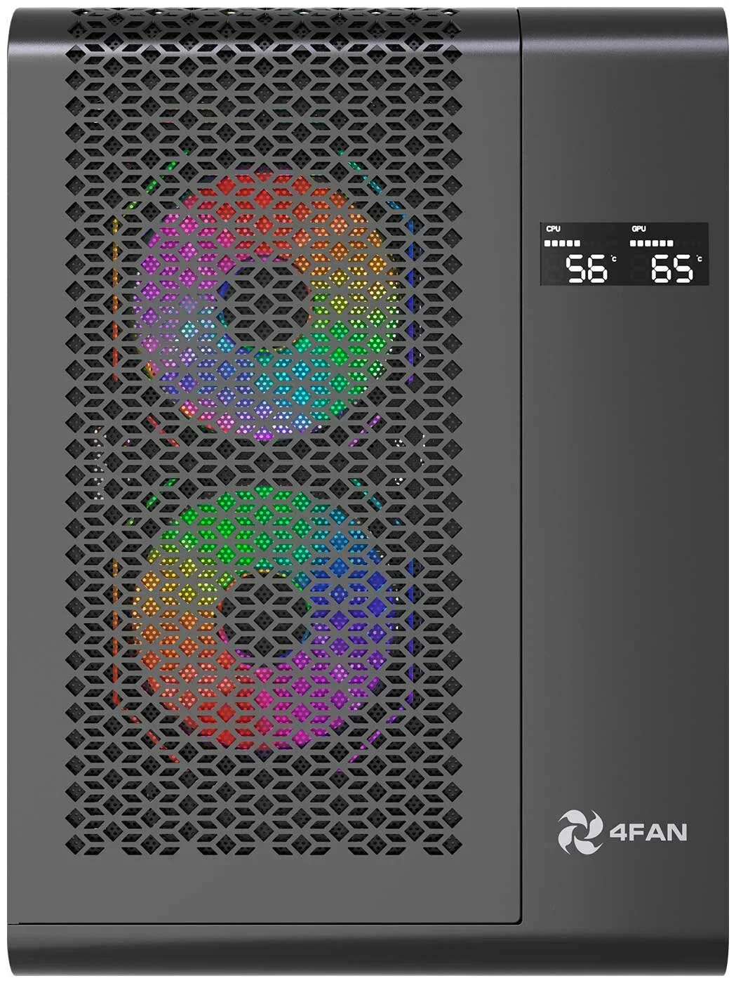 Компьютерный корпус 4FAN XZ Bit Black