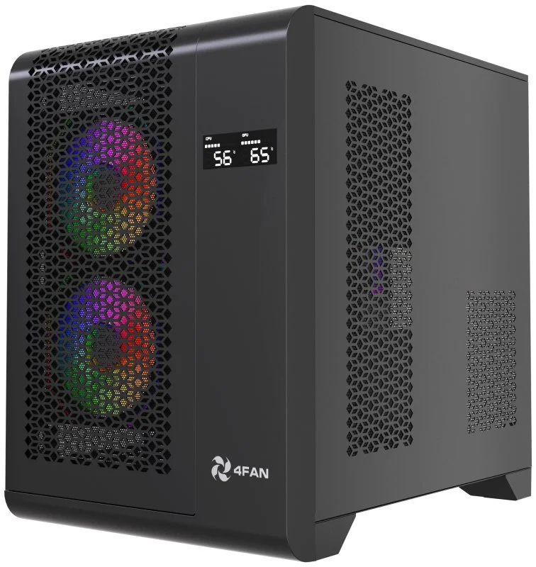 Компьютерный корпус 4FAN XZ Bit Black