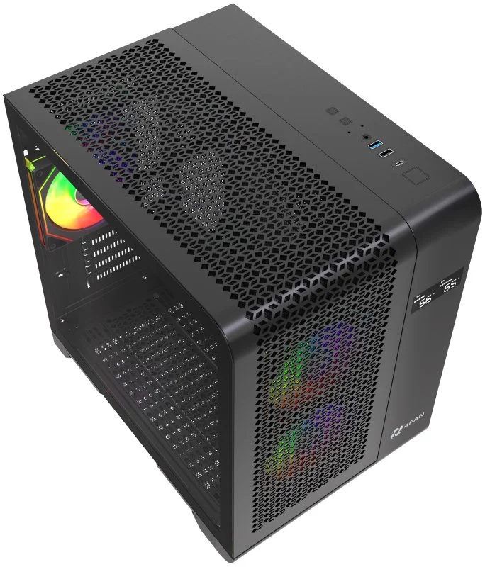Компьютерный корпус 4FAN XZ Bit Black wFans