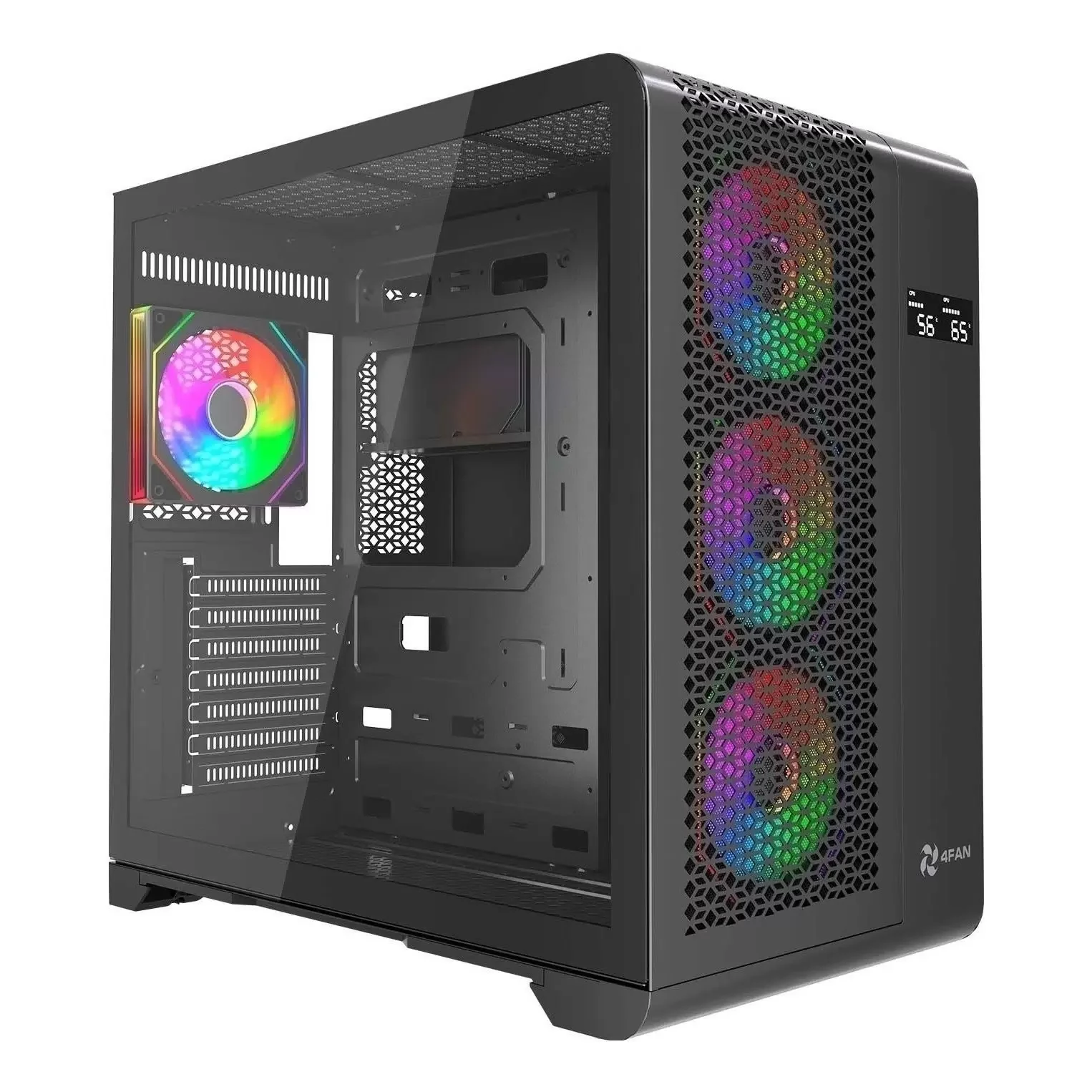 Компьютерный корпус 4FAN XZ Gigabit Black