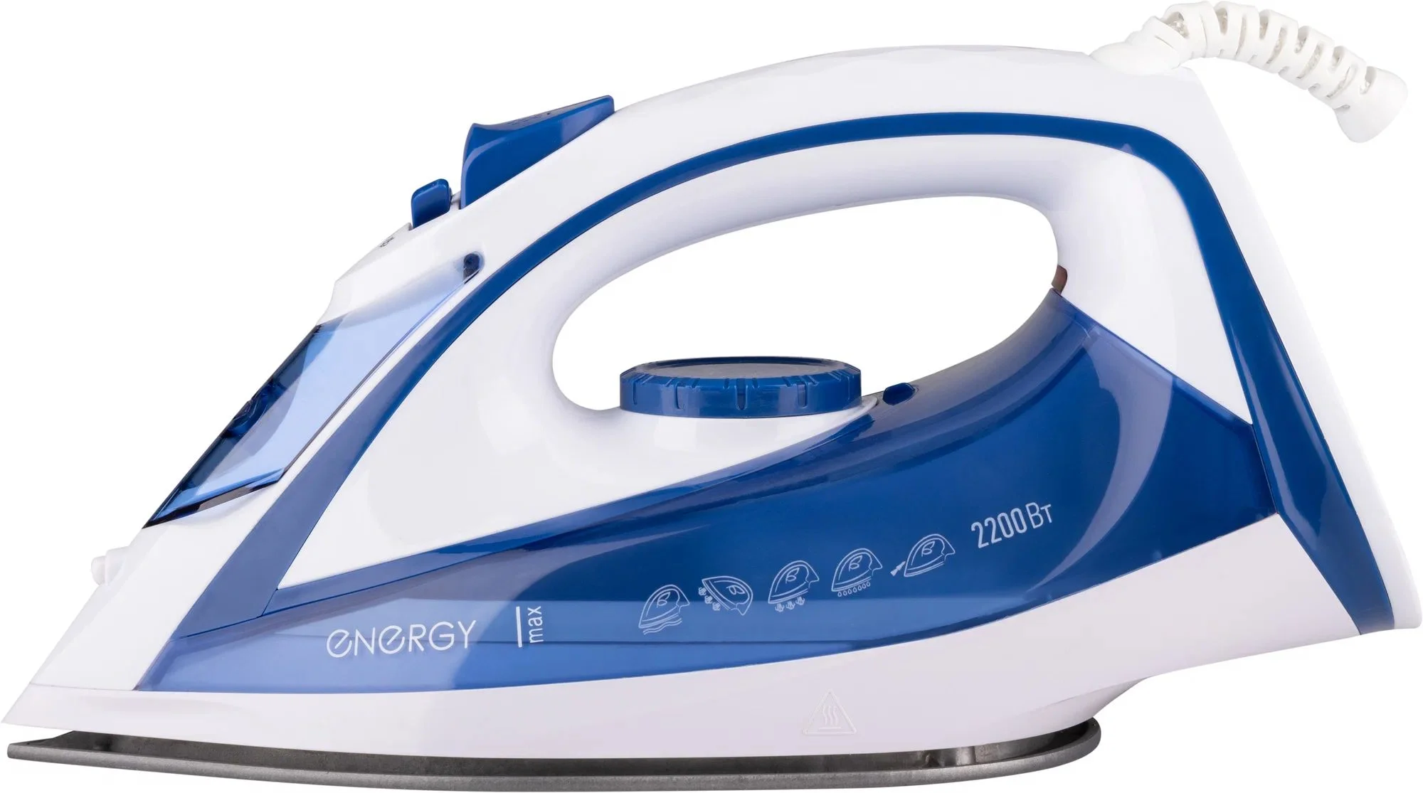 Утюг Energy EN-353, тефлон, голубой (270095)