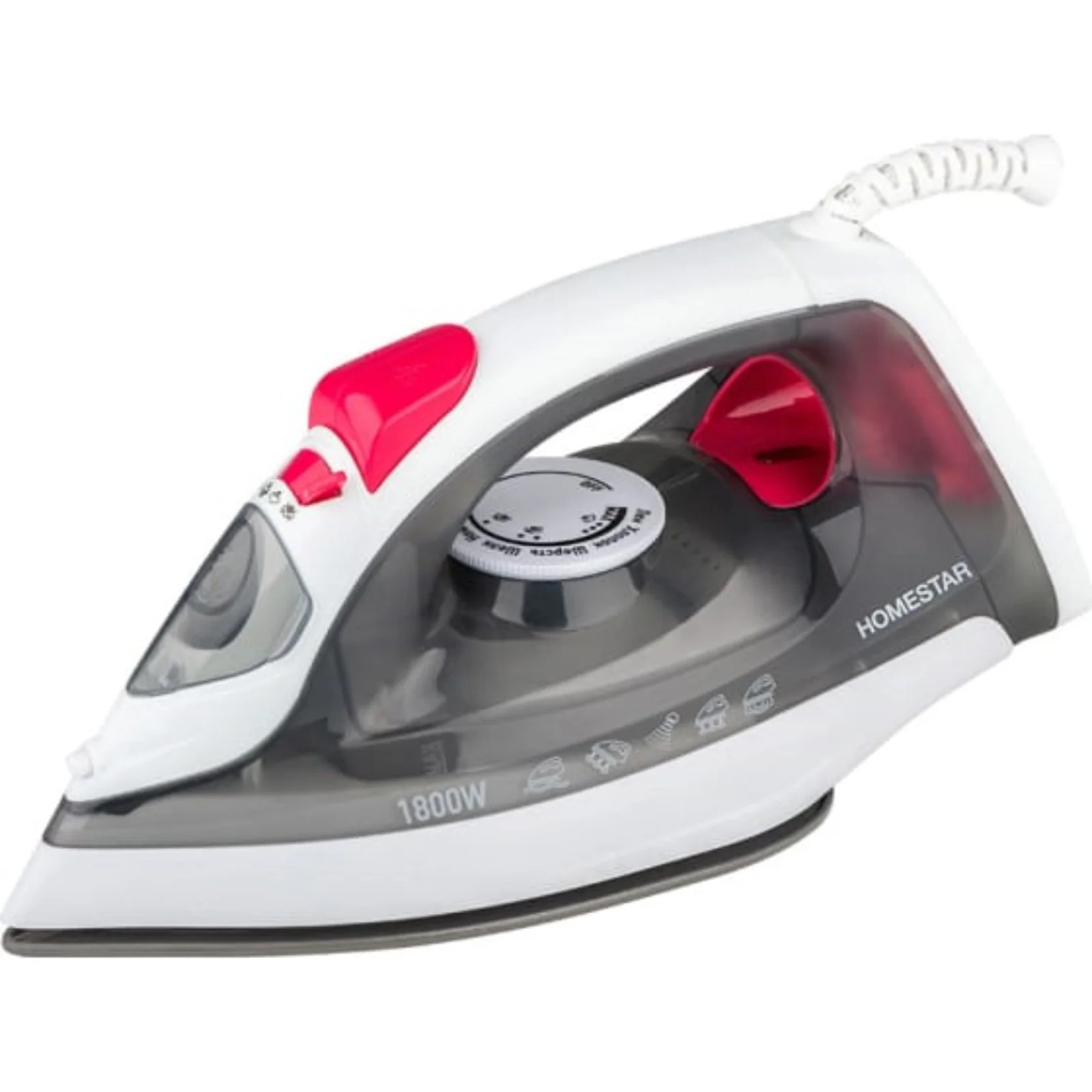 Утюг Homestar HS-4012, керамика, серый (105544)