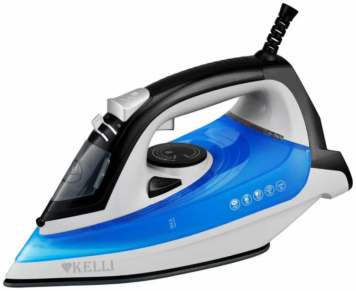 Утюг Kelli KL-1653, синий