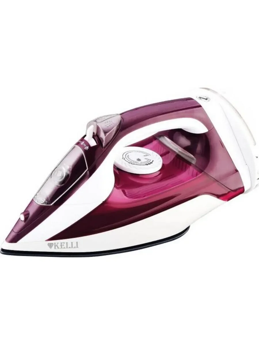 Утюг Kelli KL-1655, лиловый, беспроводной
