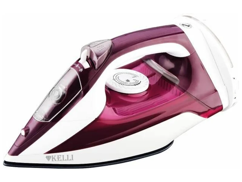 Утюг Kelli KL-1655, черный, беспроводной